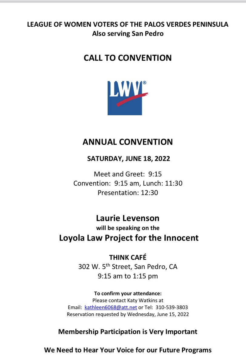 LWV OF PVP/SP tweet media