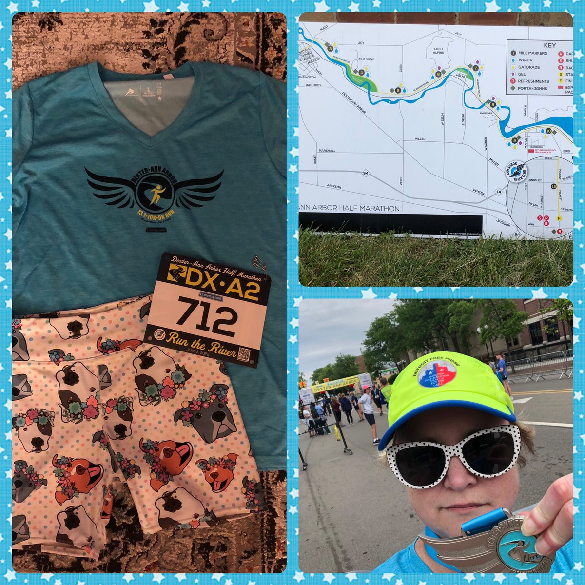 AAOsAwesomeFans's tweet photo. Dexter-Ann Arbor half marathon today! One week after my surgery I wasn’t expecting to do all that well (because, energy) but I finished ahead of the time I expected so I’m proud of that even if it was slow! #dexter #annarbor #runDXA2 #halfmarathon #dexterannarborrun #running https://t.co/G7k9mJgMLg