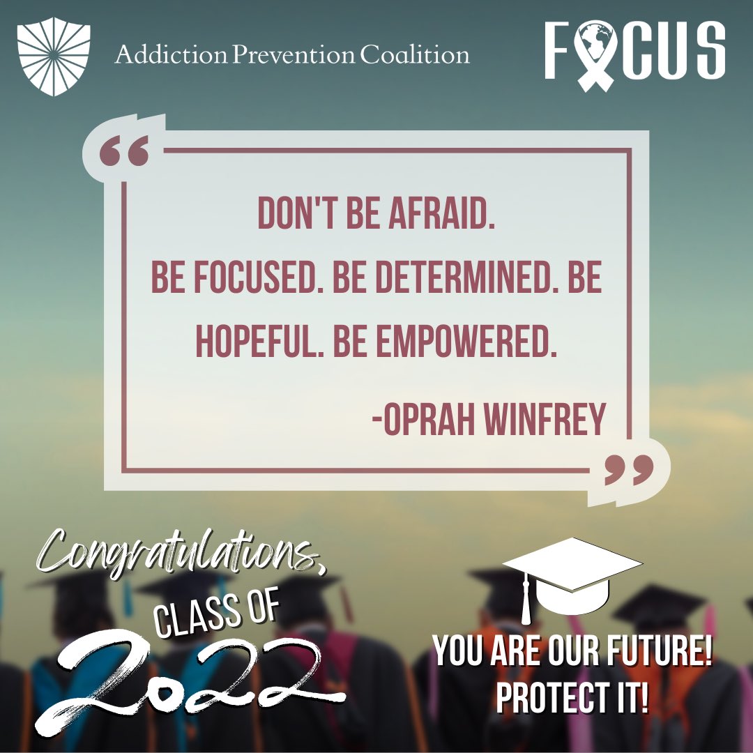thefocusprogram's tweet photo. You can do anything you put your mind to. Be confident and don't lose hope. You got this!
#Classof2022 #graduation #makingadifference #protectouryouth #protectourfuture #alabama #endaddictionbham #thefocusprogram https://t.co/vfsgKG0iGV