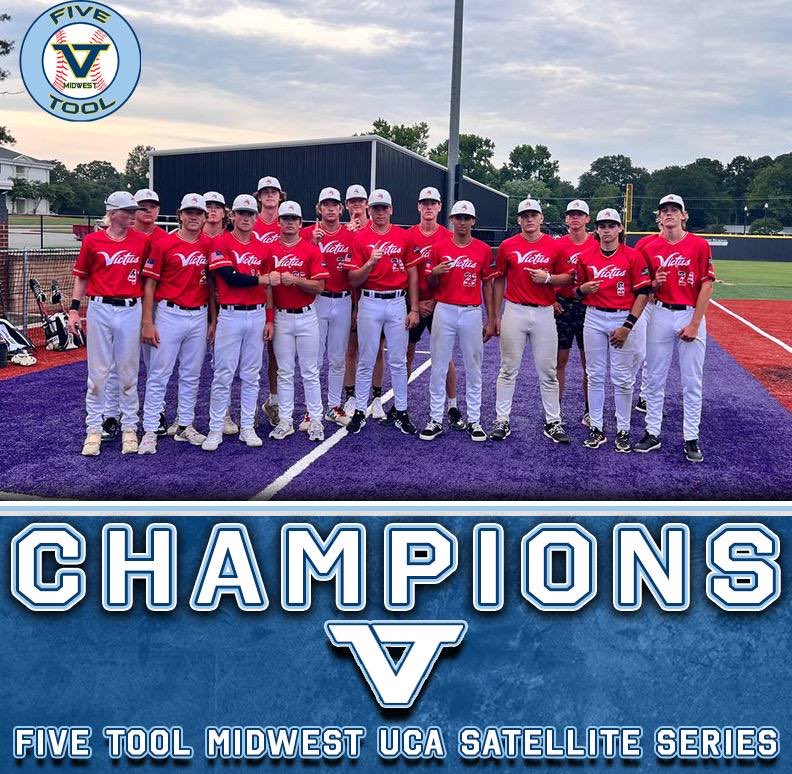 🏆Champions🏆

Congrats to MMW 17U Victus Capitol on winning the 18U Division Championship of the <a href="/FiveTool/">Five Tool Baseball</a> Midwest #UCASatelliteSeries. 

#WatchEm