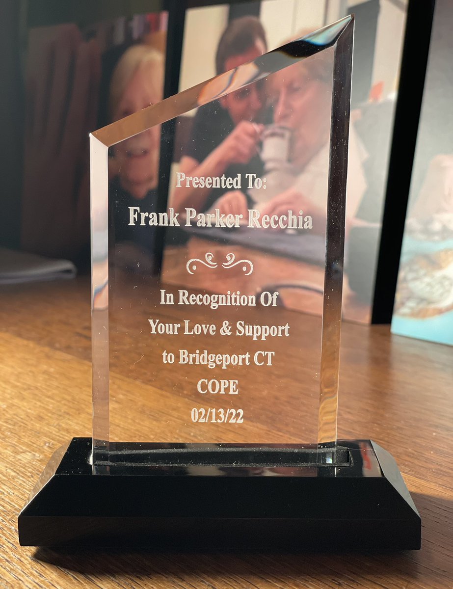 news12frank's tweet photo. I was very proud to accept this award Sunday from the Bridgeport-based nonprofit COPE ❤️ https://t.co/YoHhGvvu9e