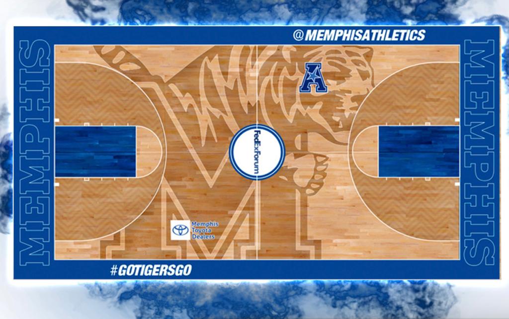 aaronjaffe's tweet photo. @Memphis_MBB @SportsFloorsInc @FedExForum Had these layin around... #GTG https://t.co/31AuNbU3af