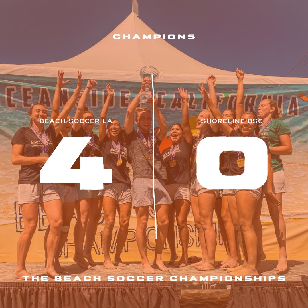 Beachsoccer LA Wins The 2022 Beach Soccer Championship !