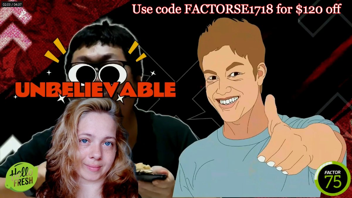 jmgyoutube's tweet photo. Use Factor75 code FACTORSE1718 for $120 off #ad #sponsored #jmg #jonatha... https://t.co/fIj29E6Iqx via @YouTube https://t.co/RmqGLTnl9o
