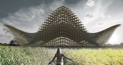 parametricarch's tweet photo. NUDES of @NuruKarim, undulated barefoot pavilion utilizes 2304 reusable hollow boxes. The proposal for the barefoot school of arts and craft pavilion, a collaboration between artist sudarshan shetty and architect nuru karim. https://t.co/GQStxIQlNY