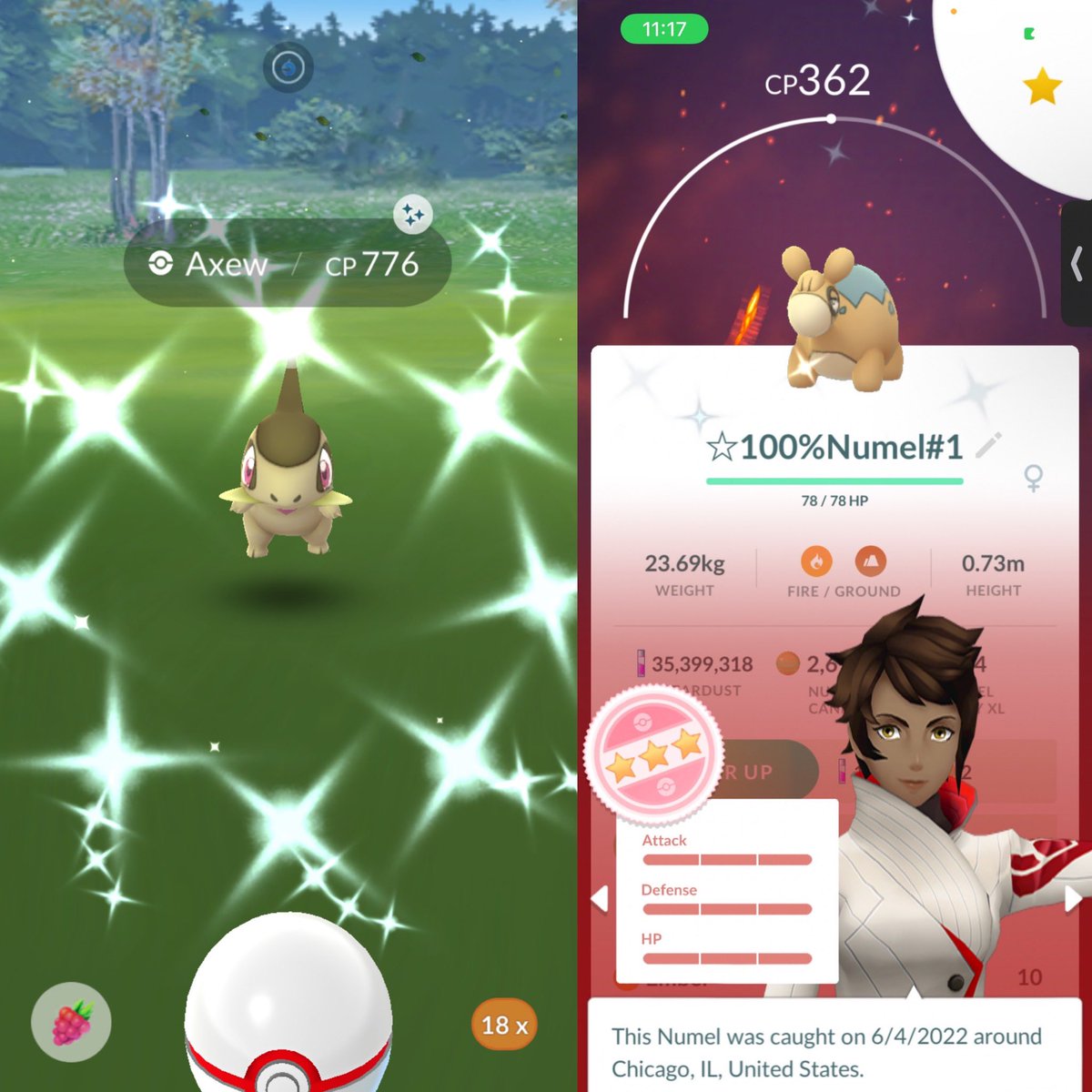 ProfessorLotas's tweet photo. go fest recap ✨🌋
#PokemonGO #PokemonGoFest #ShinyPokemon #Shundo #Chicago #PokemonGoChicago https://t.co/idouYWqzKr