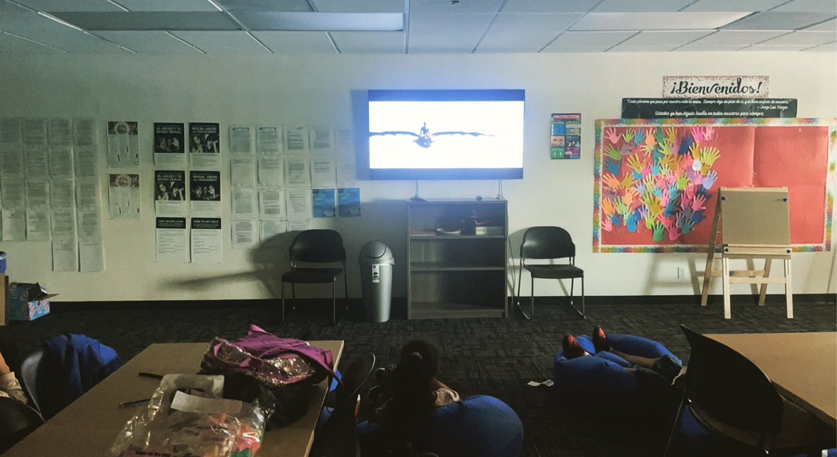 Ending the day with a movie