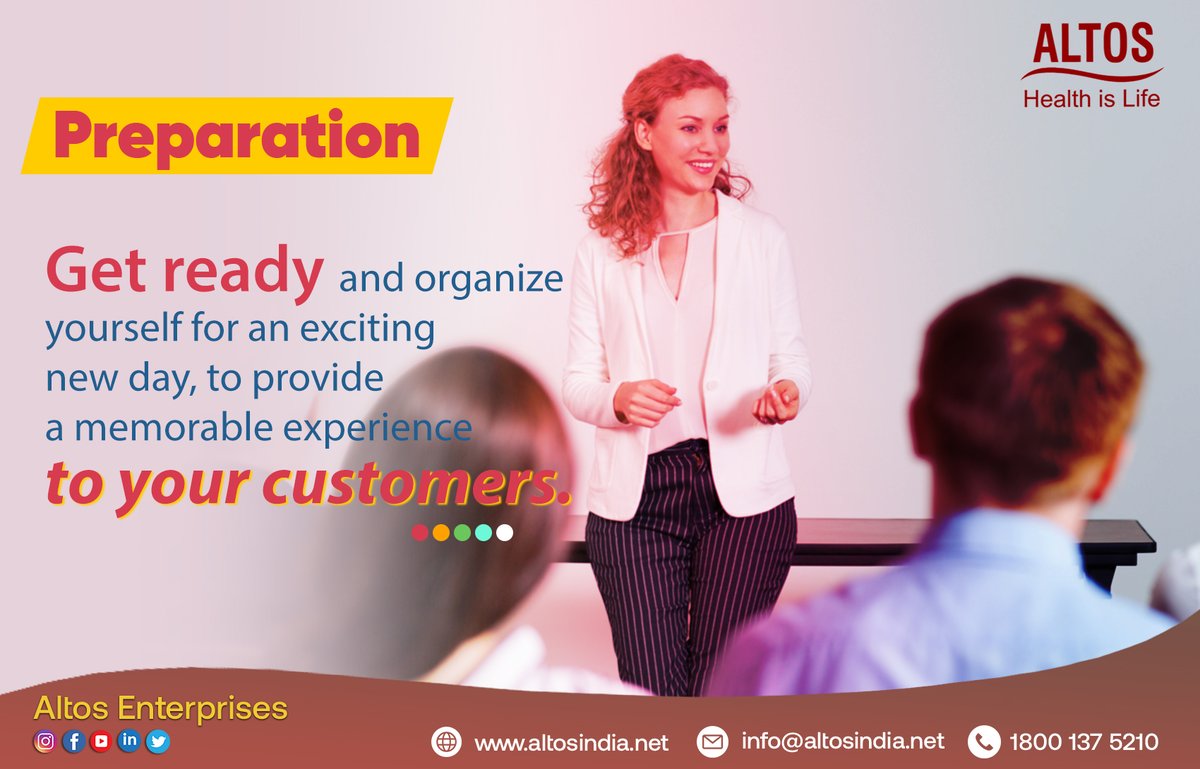 Altos_52's tweet photo. Preparation
Get Ready and organize yourself for an exciting new day, to provide a memorable experience to your customers
#preparation #refreshingday #determination #excitement #salesstrategies #networking #growingtogether #directselling #altos https://t.co/6Mzwd0Qbi5