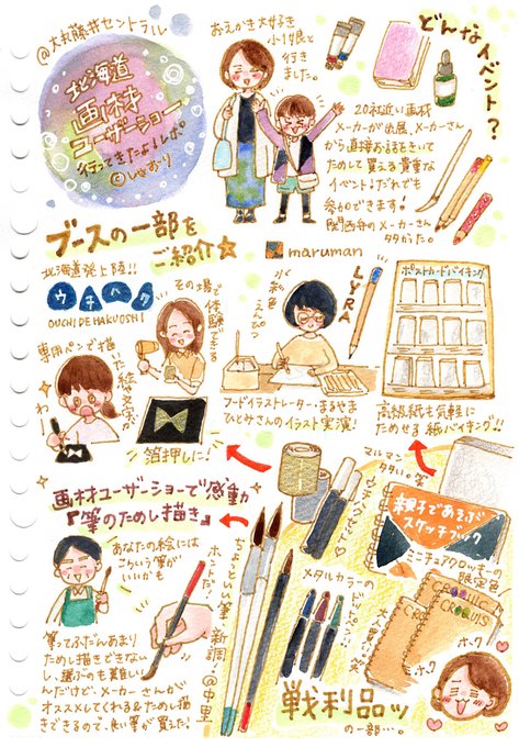 北海道画材ユーザーショーのtwitterイラスト検索結果