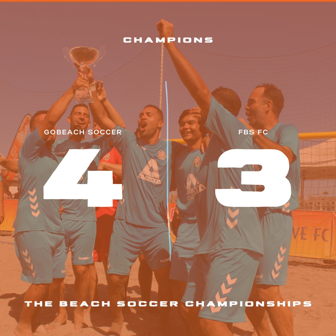 Congrats to <a href="/Gobeachsoccer/">Gobeachsoccer</a> for winning the 2022 Beach Soccer Championship !