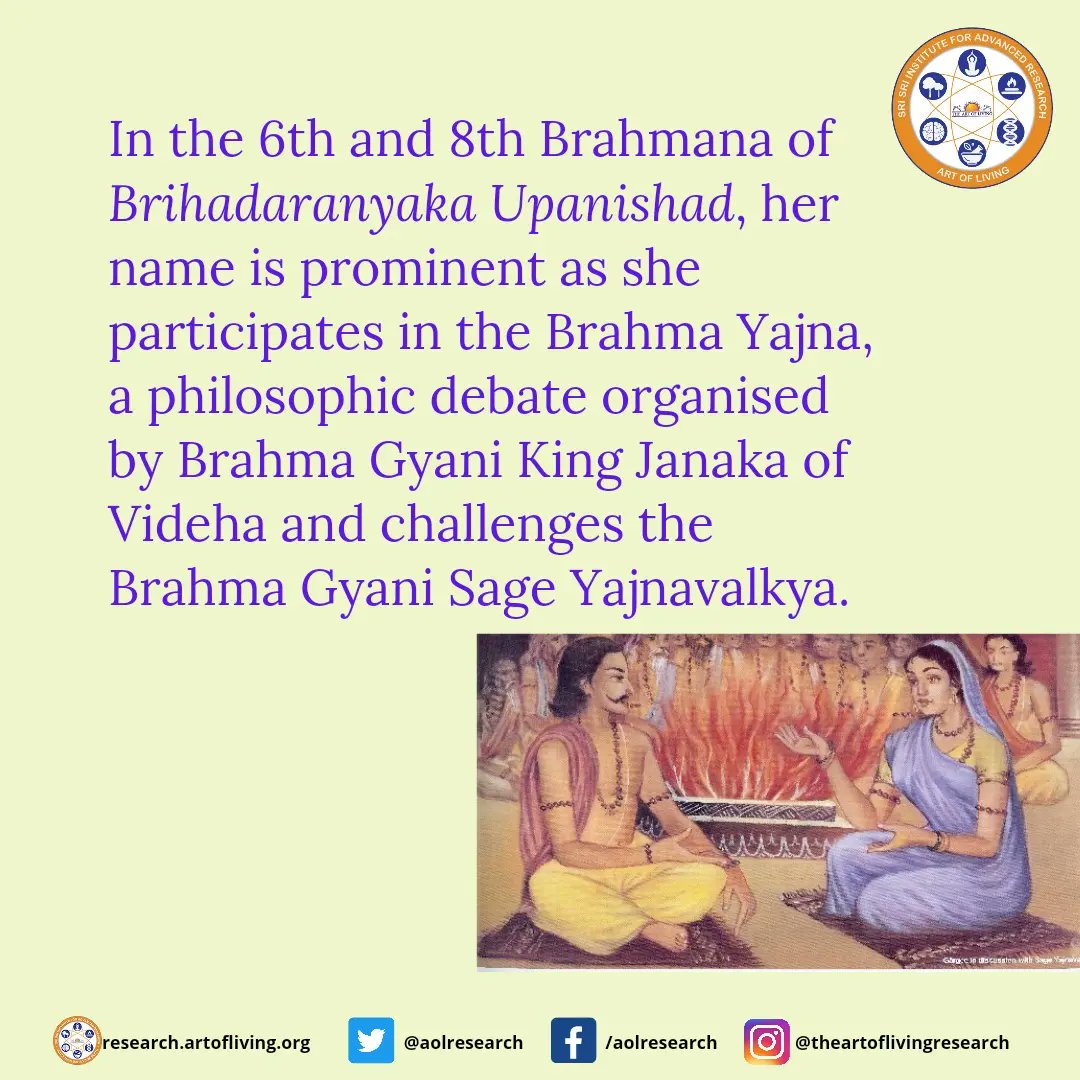 aolresearch's tweet photo. Know our Vaidic Scientist. Featuring Gargi who lived during Vaidic era.
She was the one who challenged Rishi Yajnavalkya in the philosophic debate.

#Rigveda #scientists #Vaidic #SSIAR #aolresearch #VaidicScience #vedic #Gargi https://t.co/ccgEzYZEhA