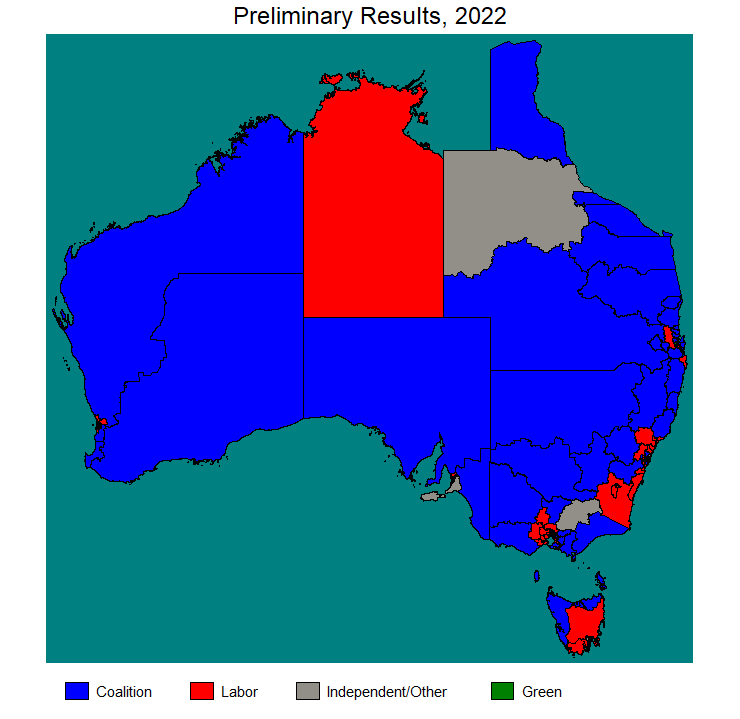 The Australian election has all but been confirmed; the final numbers are ALP 77, Coalition 58, Independent 10, Green 4, 1 Centre Alliance, 1 Katter's Australian Party (listed as independents here). #auspoll #auspol #AusVotes22 #auspoll2022 #auspol2022