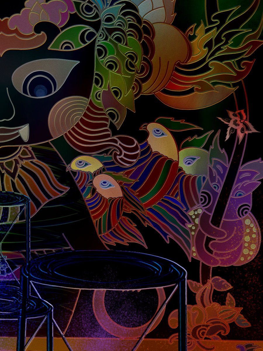 Have a great Monday!
“Memory” Sneak peek 🫣 
I had fun experimenting mood and tone for this piece. I will list this on foundation soon. #NFTCommmunity