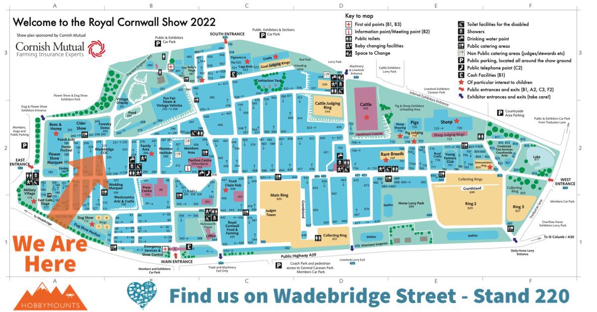 We can finally say it.. Royal Cornwall Show week is finally here. 

We’ll be exhibiting Thursday, Friday and Saturday

Find us on stand 220 Wadebridge Street - Royal Cornwall Show 2022.<a href="/RoyalCornwall/">Royal Cornwall Show</a>