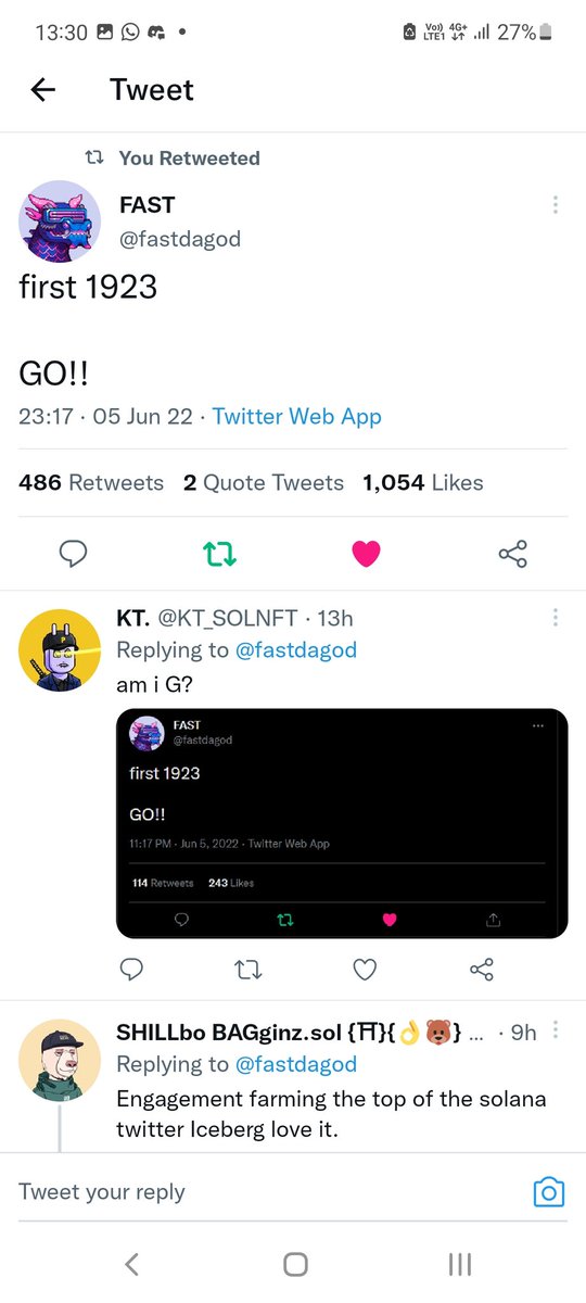 Dickson_NFTsol's tweet photo. @fastdagod https://t.co/Y6BaYvKBNV