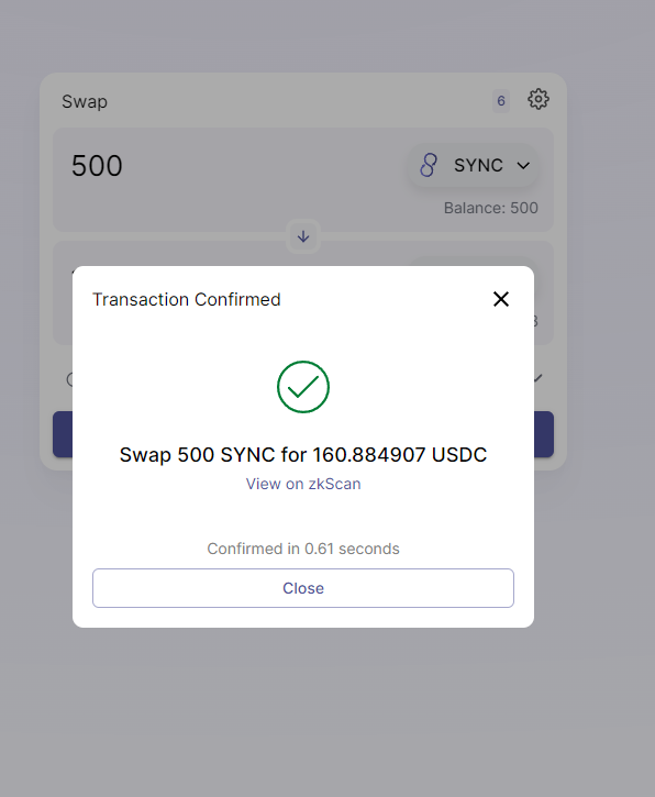 LubnaIs88's tweet photo. NICE #L222 #zkSync #Layer2 #ZKRollup #testnet #Ethereum #DeFi https://t.co/w3kYTJw9ST