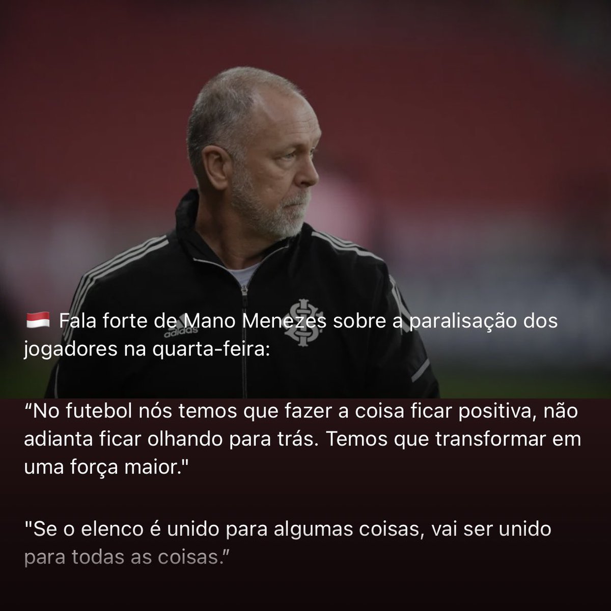 manomenezes's tweet image. Você teve acesso a fala completa do professor antes do jogo? 

Aqui, passe para o lado e leia o que ele disse, dentro do contexto. 😉

Via @rdgrenal

#ColoradoJogaJunto #VamoInter
