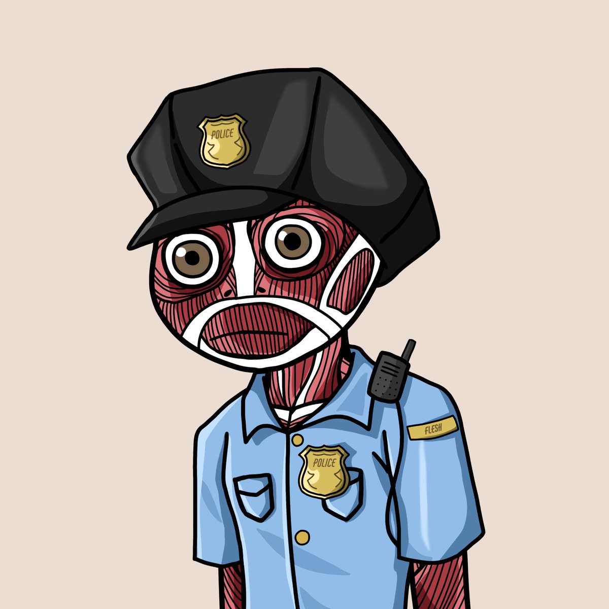 📢 TWITTER GIVEAWAY 📢

To giveback and celebrate the gang’s small and big wins, we are giving away this Fleshman 014! 👮💪

To enter:
🫀Follow <a href="/FleshmanGang/">Fleshman Gang</a> 
🫀Like and RT
🫀Tag 3 #algofam
🫀Will run for 48 hours

Always grateful! Flesh all the way! ❤️‍🔥
#Algorand #AlgoNFT $algo