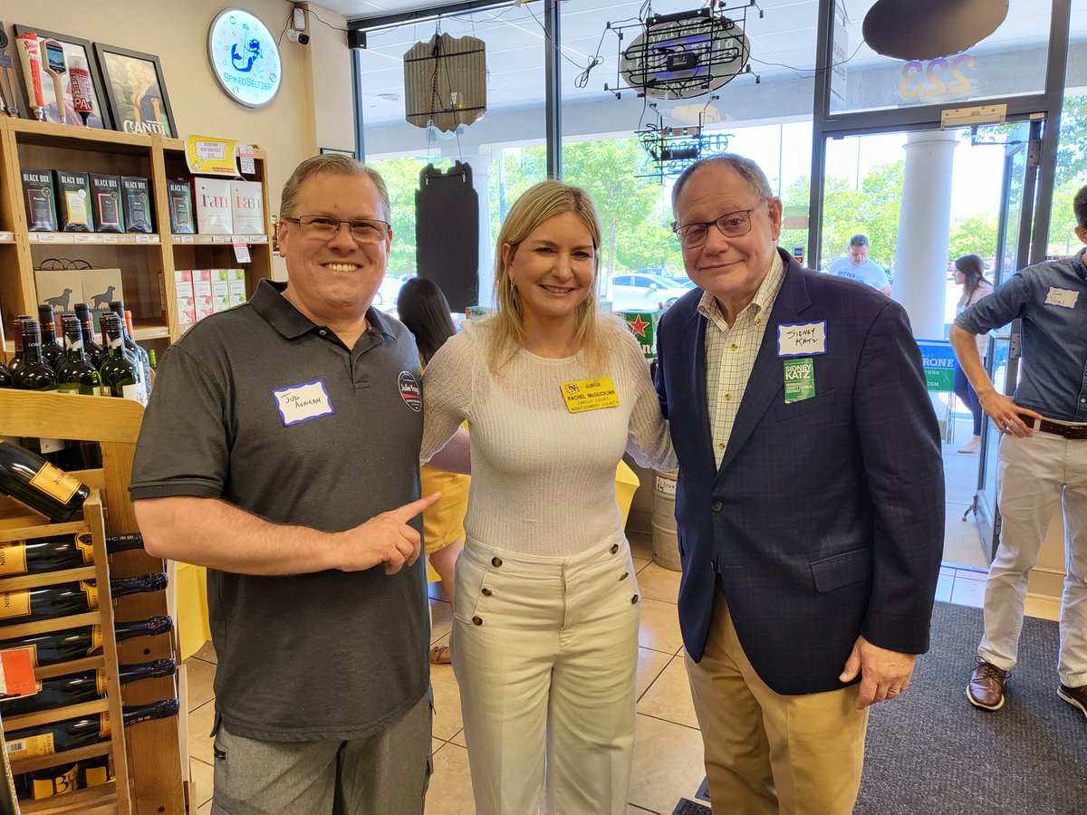 KatzForCouncil's tweet photo. I enjoyed the chance to talk with Gaithersburg Mayor Jud Ashman and Sitting Judge Rachel McGuckin today.  Thank you Mayor Ashman and Councilmember Neil Harris for hosting the meet and greet. https://t.co/lMZqLrwTXS