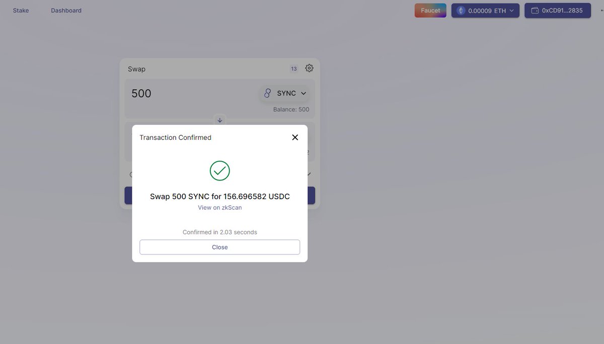 EmmelyYang's tweet photo. #L222 #zkSync #Layer2 #ZKRollup #testnet #Ethereum #DeFi good https://t.co/xYWBTE0R74