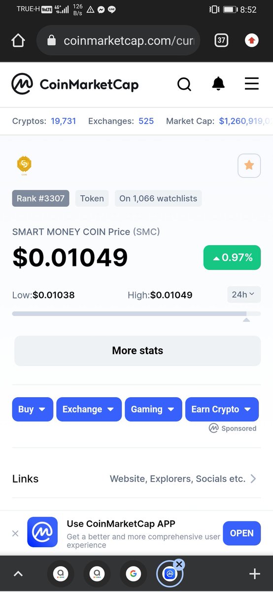 Sin20844862's tweet photo. @SmartMoneyCoin SMART MONEY COIN price today, SMC to USD live, marketcap and chart | CoinMarketCap
https://t.co/ablSNXFS3n https://t.co/L8HzgMuQYa