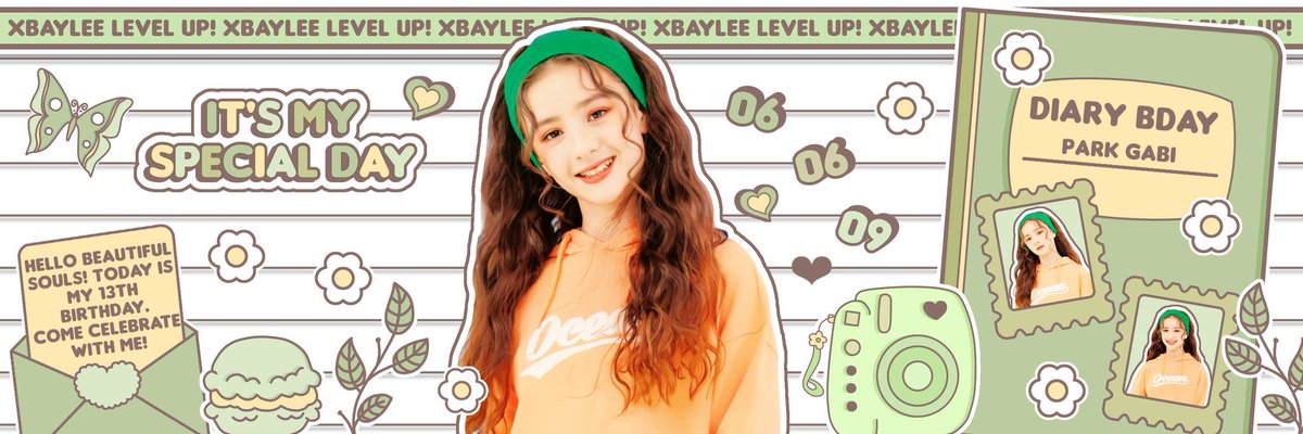 Alo~ teman-teman!!
Hari ini tanggal 6 Juni aku mw rayain ultah muse ku yang ke-13 🥳

I hope you guys want to use my twibbon for celebrate my muse birthday 🎈🎉
Thank you buat semua yang mau ikut meramaikan 🙆🏻‍♀️🤍

💫 twb.nz/gabibday