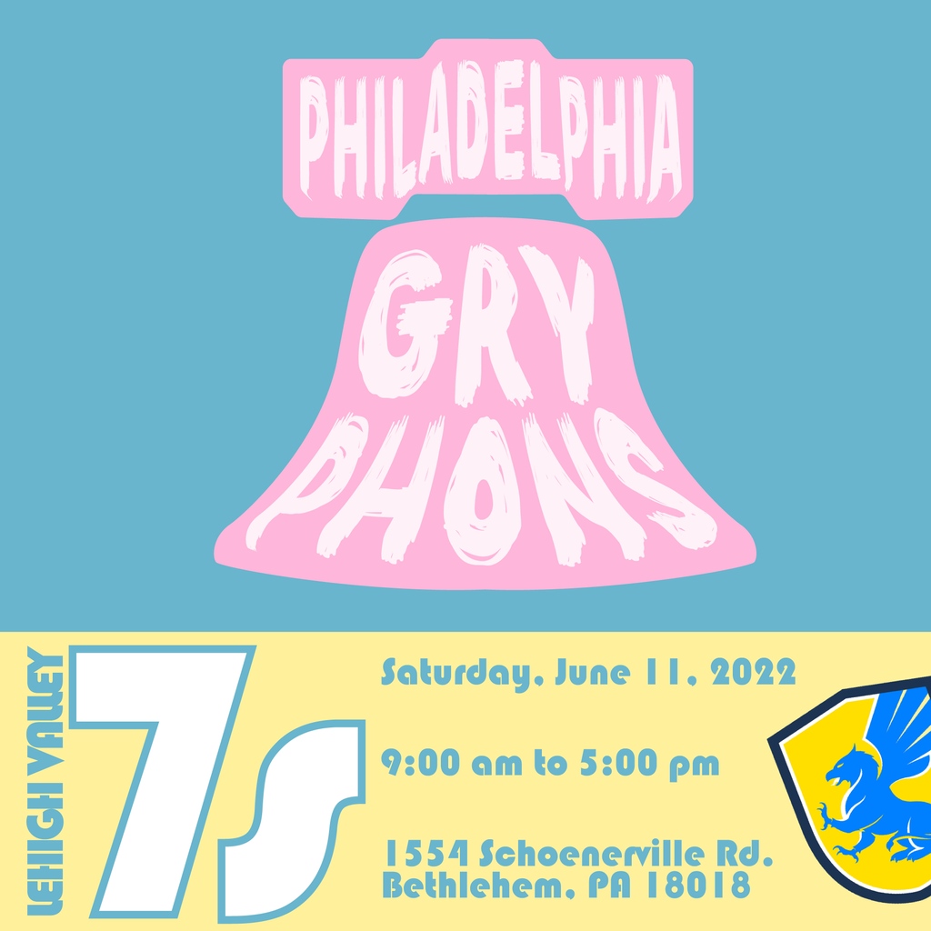 Next up in the #EPRU Summer 7s Series: The Gryphons head to Bethlehem PA for the Lehigh Valley 7s tournament!

Join us!