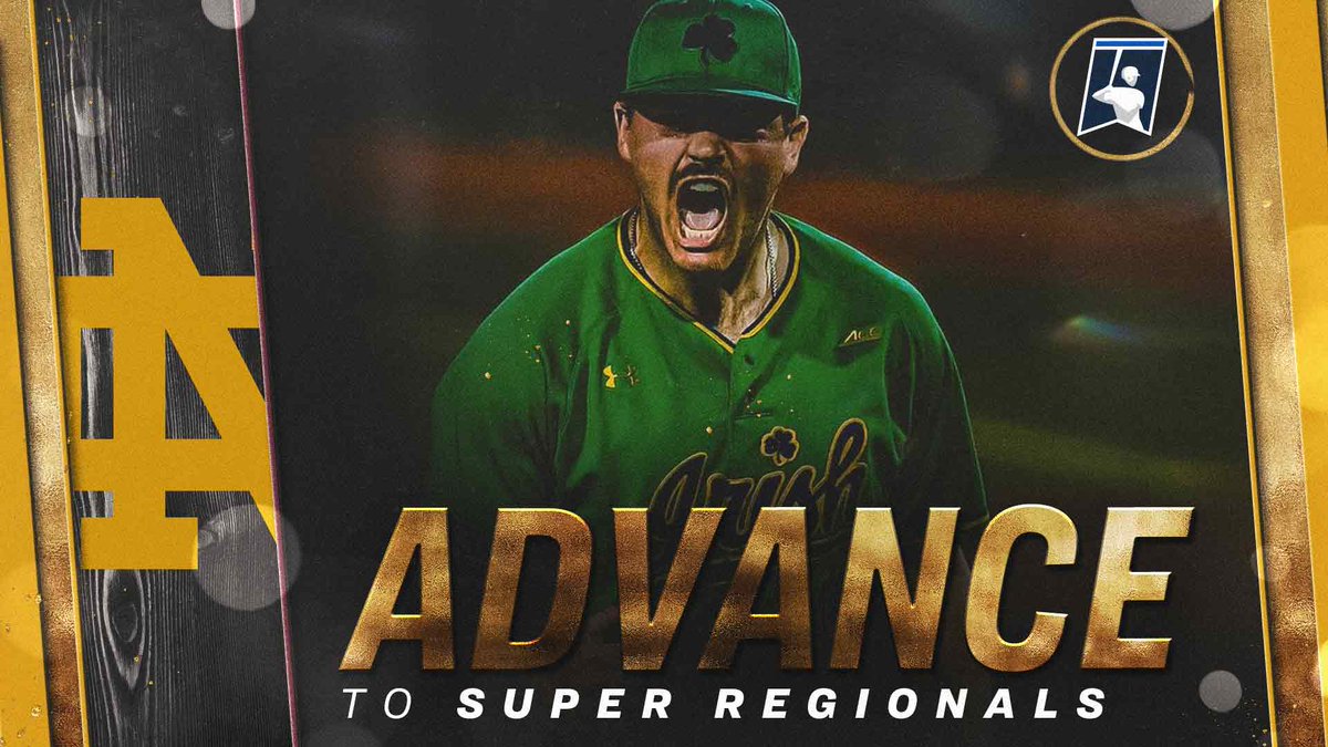 🎟TICKET PUCHED🎟

<a href="/NDBaseball/">Notre Dame Baseball</a> is head to the Super Regional!

#RoadToOmaha