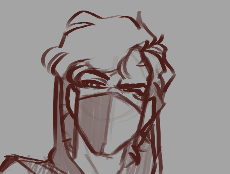 「#wip is he... yknow 」|ANDY!!! is trying his bestのイラスト