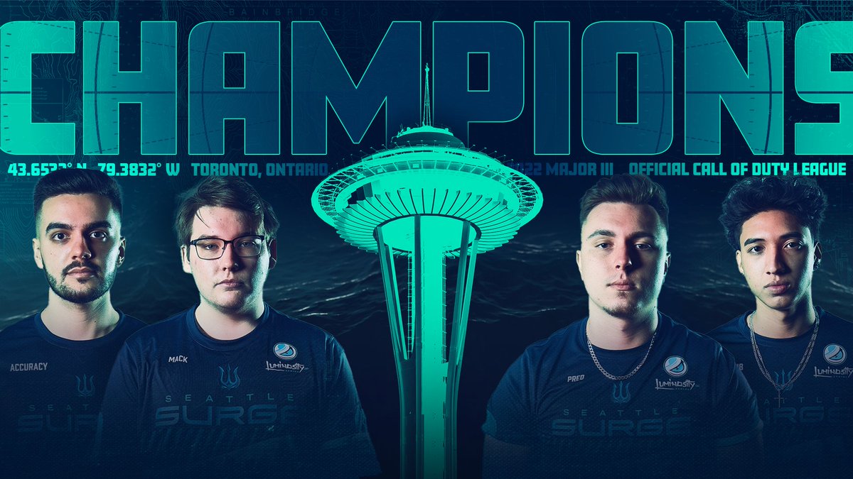 SurgeVancouver's tweet image. WE ARE YOUR MAJOR III CHAMPIONS!!! 🏆

@AccuracyLA @MackMelts @Pred_RNG @SibDMDL @FenixSRS @Equuip @NovusVita_gg @Classic

#DrownThemOut | #SeattleSurge