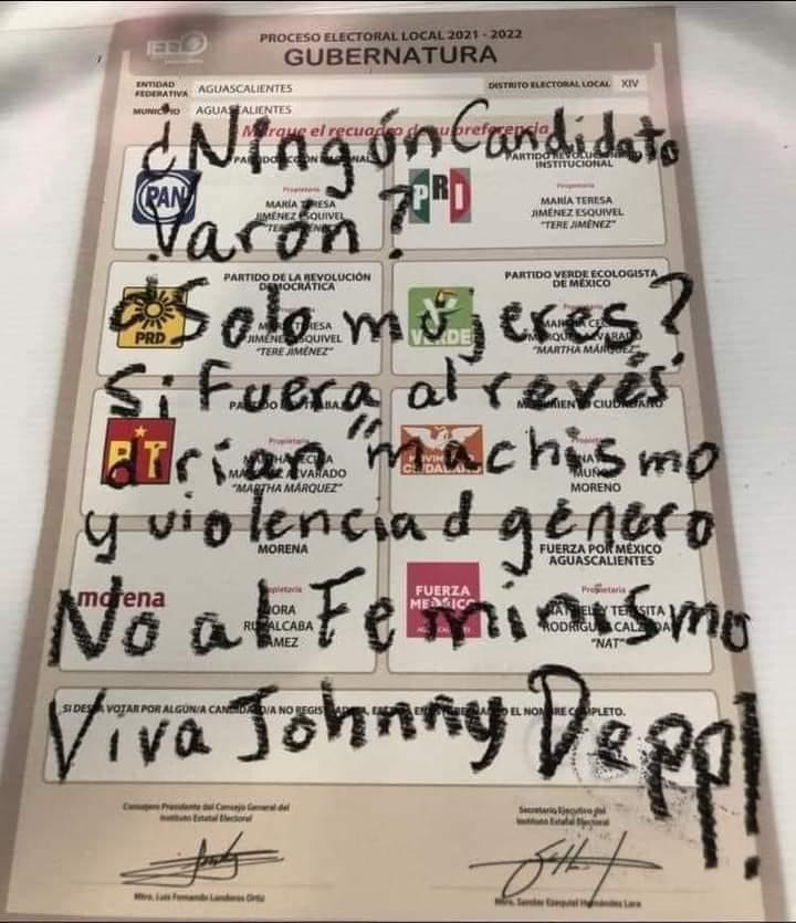 SilvanaYazbek's tweet photo. En México existe la #ParidadHorizontal
Hoy hubo elecciones de gobernaturas que debieron candidatear mujeres y saltan reacciones
Resarcir la desigualdad histórica y estructural está muy bien
Aceptarla es duro para quienes les tocó nacer varones o siendo mujeres no las atravesó https://t.co/wqRPmtqlfx