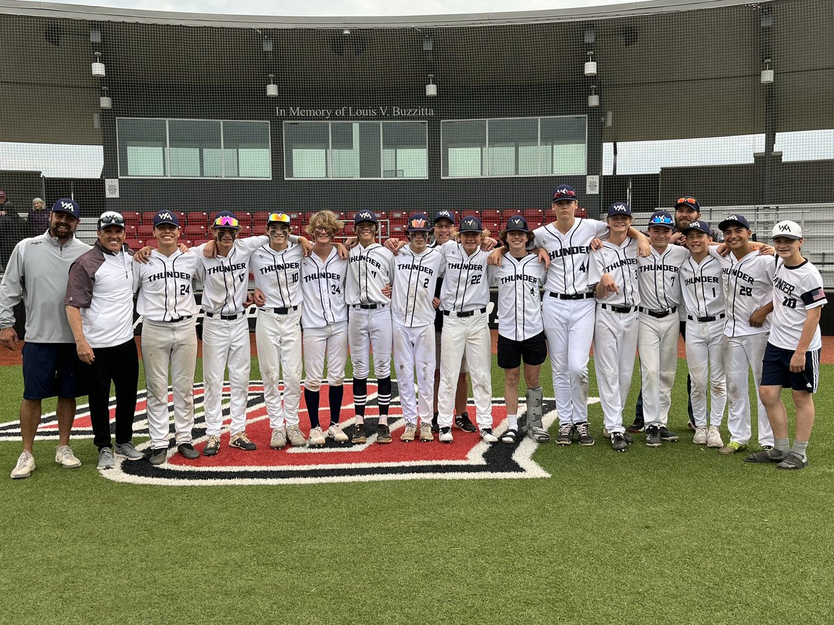 Big thank you to <a href="/DU_BSBALL/">Davenport Baseball</a> for their very well run Panther Classic.
We had 2 tough games today but came home tournament Champions going 4-0 for the weekend. So proud of this group.