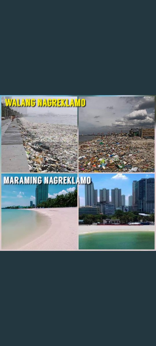 mas gusto ninyo yung maduming manila bay kesa malinis na dalampasigan? seryoso kayo?