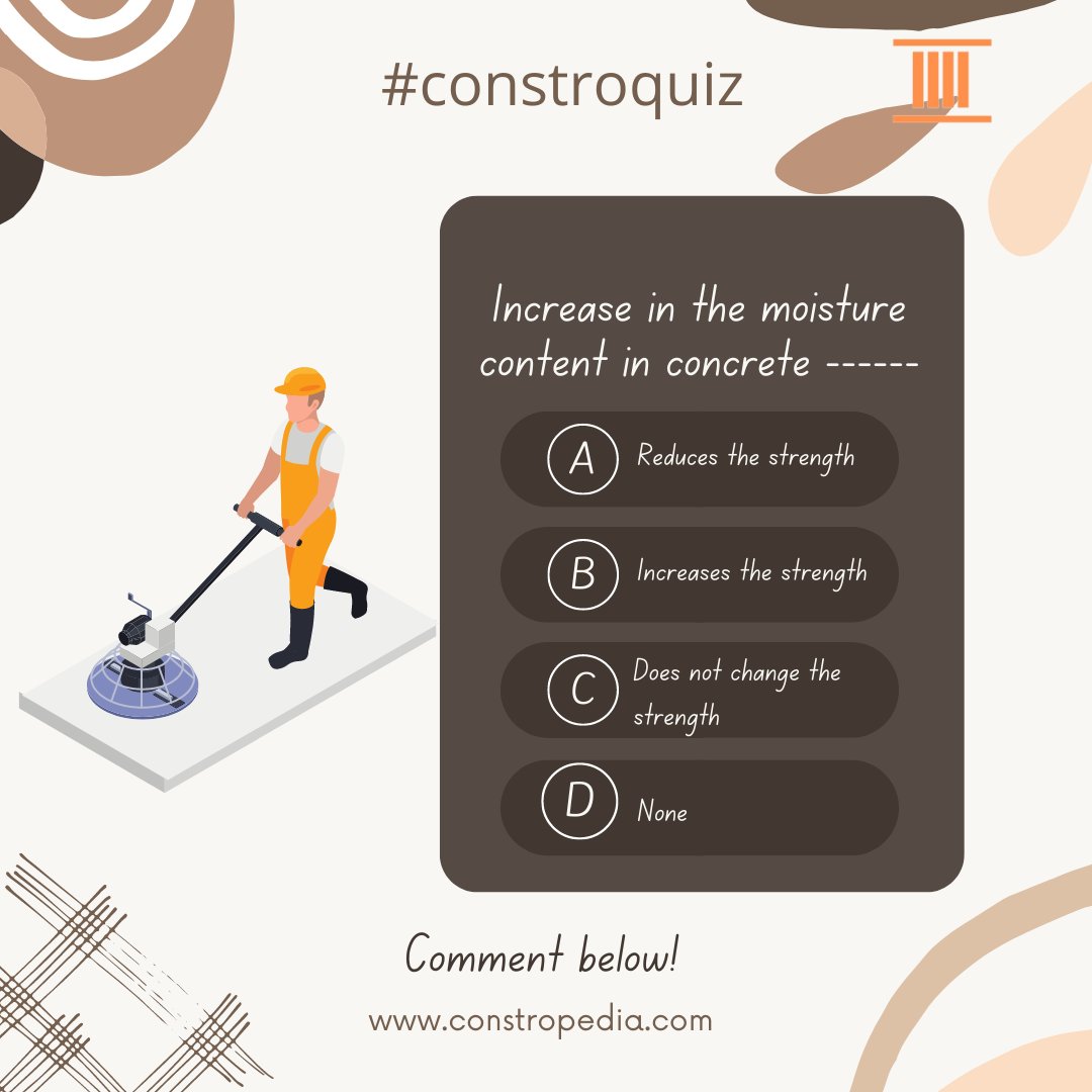 constropedia's tweet image. Concrete workability #constropedia #constroquiz #concrete #civilengineering #civilengineer #constructionsite #constructionindustry #civilengineerstructures #civilpracticalknowledge #civilengineering #civilconstruction #cement #construction #constructionmanagement  #cement