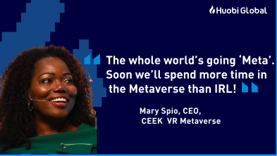 #MotivationMonday 🔥 <a href="/MarySpio/">Mary Spio</a>
 
The whole world's going 'Meta'. Soon we'll spend more time in the #Metaverse than IRL! <a href="/CEEK/">Ceek</a> #Web3
 
💖if you agree!