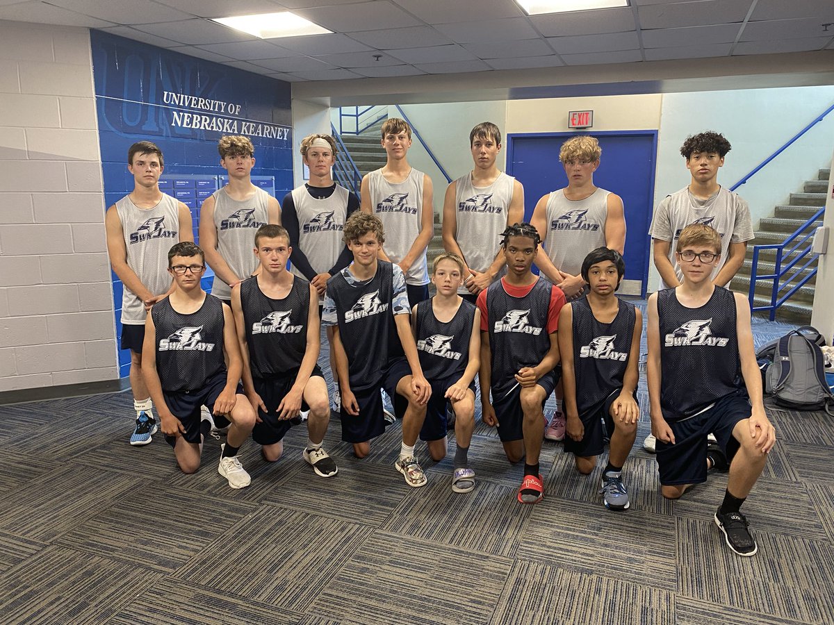 Had a great weekend in Kearney with these guys. Varsity guys took 4th out of 12 teams in their division and the JV squad got so much better every game.  Things are looking bright in BlueJay Country