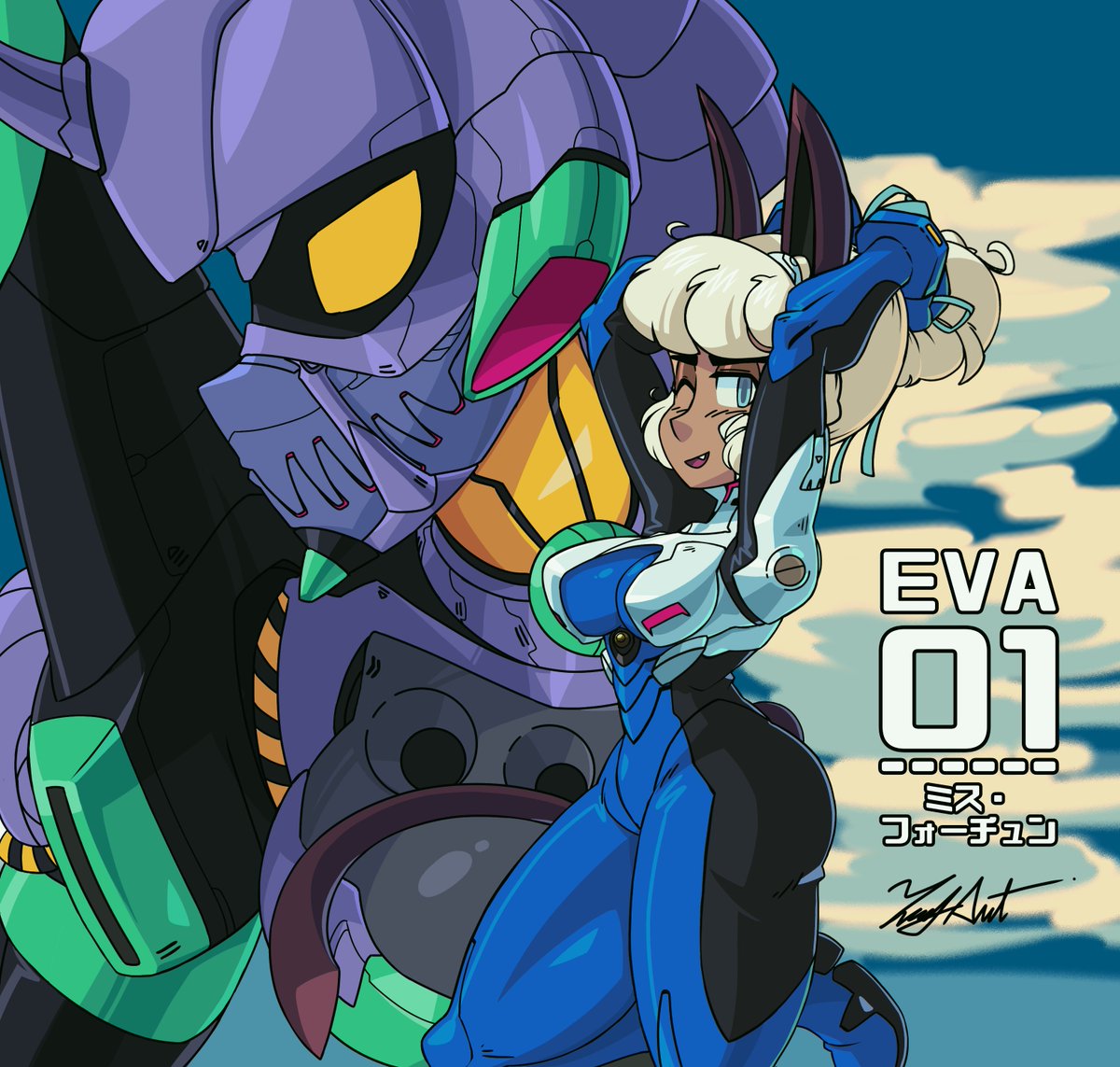 ZeusArtNSFW's tweet photo. "¿Cuál es la raíz cuadrada de un ángel? Ahora estoy con dudas existenciales"

Esta idea la tenía que hacer si o si xd y trate de darle ese ambiente de los 90s, ellas son:
"Ms Fortune y Eva 01 o Mecha Fortune"

Espero les guste :D

#Skullgirls #skullgirlsfanart #Evangelion #fanart https://t.co/t8qyOmh0zb