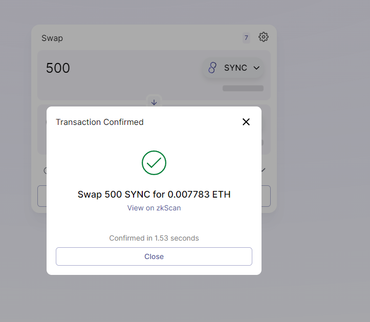 DexterPonce6's tweet photo. NICE #L222 #zkSync #Layer2 #ZKRollup #testnet #Ethereum #DeFi https://t.co/GOdllawpWv
