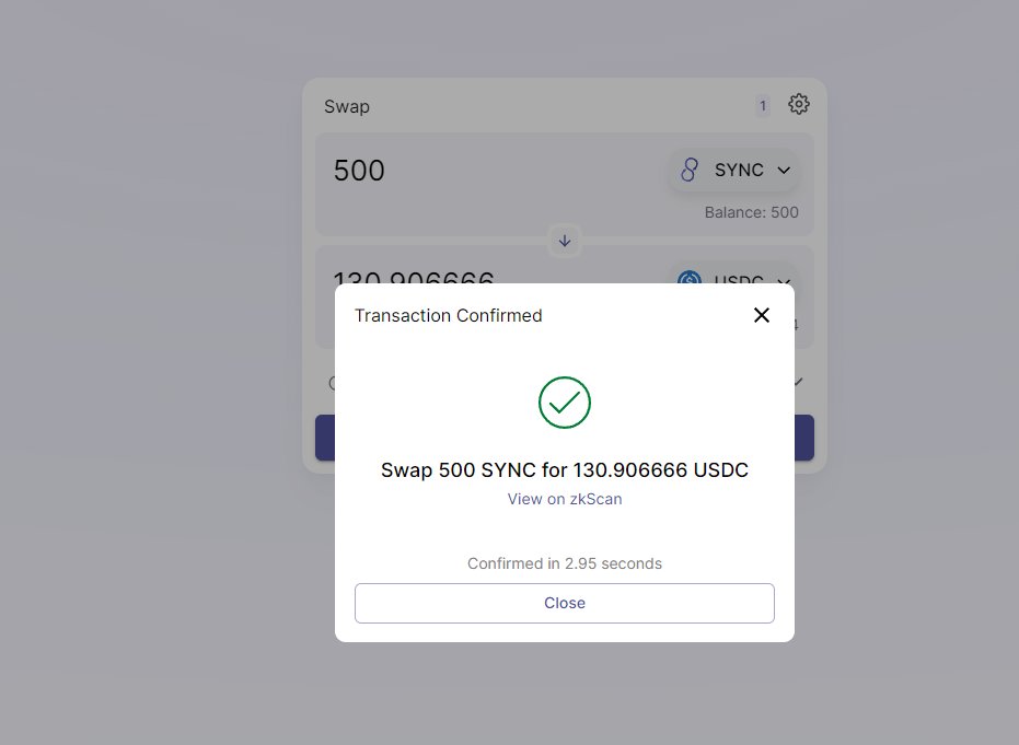 Nice Join discord: discord.com/invite/6zy2c9Y…… #L222 #zkSync #Layer2 #ZKRollup #testnet #Ethereum #DeFi