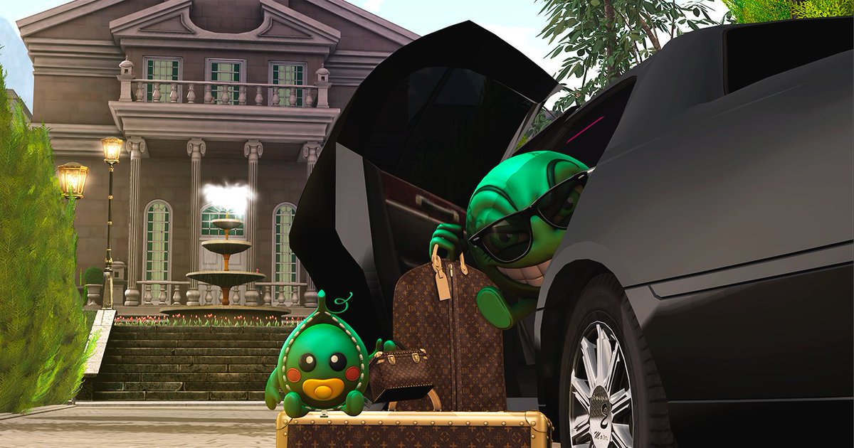 🙀 Our #MadPeas have heard that Lady Lockhart's mansion is "vacant" and escaped their box again! We hope they don't break anything valuable before the rightful owner arrives 🥴 Please send them back here 📫 bit.ly/39dq2xj if you see them wandering around #SecondLife 🙈