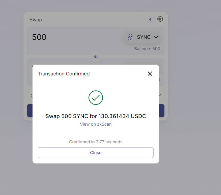 CajipoJoy's tweet photo. NICE #L222 #zkSync #Layer2 #ZKRollup #testnet #Ethereum #DeFi https://t.co/tl50rmHNAI