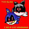 CatesJace's tweet photo. sonic.exe fanmade art pixel https://t.co/Lfv4IGlwuH