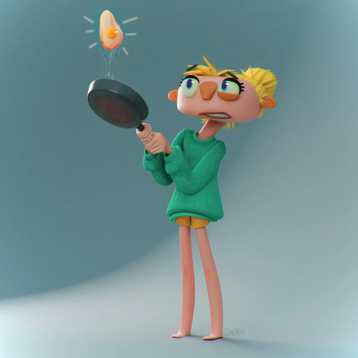 beesonmann's tweet image. Egg girl