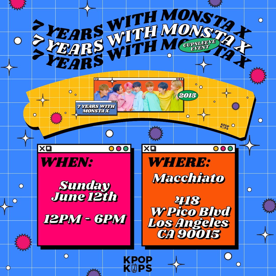 KPOPKUPS's tweet photo. 7 Years with Monsta X Tiers & RSVP updates ✨
Tier 1 ($5): 26 left
Tier 2 ($10): 8 left
Tier 3 ($15): 5 left
Order here 🔗: https://t.co/Wb79Ksqql8
Free RSVPS: 31 slots left
RSVP here 🔗: https://t.co/VXsFmUvjHh
#MonstaX #7YearswithMonstaX https://t.co/tVGVlLzgrG