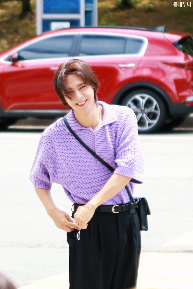 220606 동운이 가요광장 출근길 보라보라해💜💜 <a href="/beastdw/">Highlight 손동운</a> #손동운 #동네누나