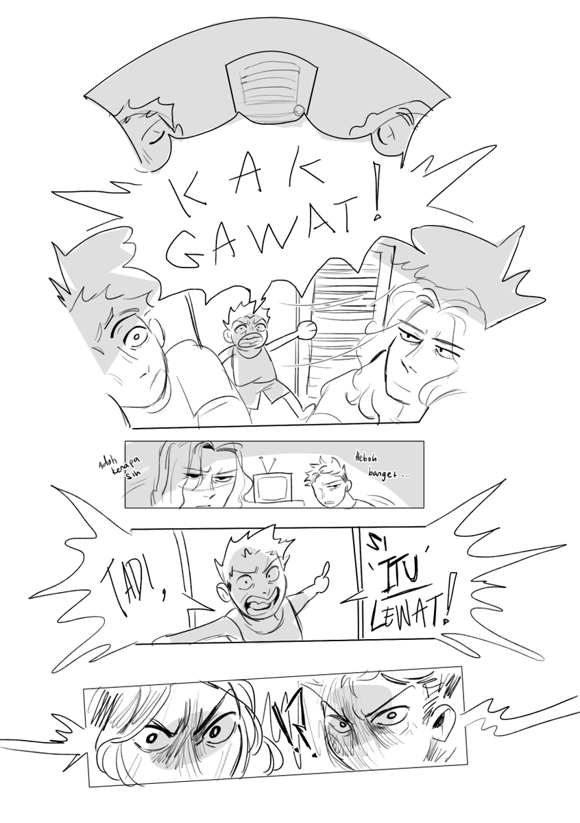 no new art bc of finals reasons but have this cringe ass comic abt susu murni nasional that i found in my folders last year (1/2) 