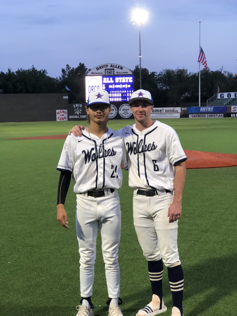 2022 Oklahoma Allstate Kasen Rogers and Bauer Brittain. Good luck in your future journey!