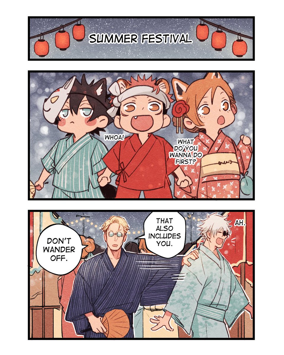#jjk Tiger Cub AU: 🏮🎆🏮 