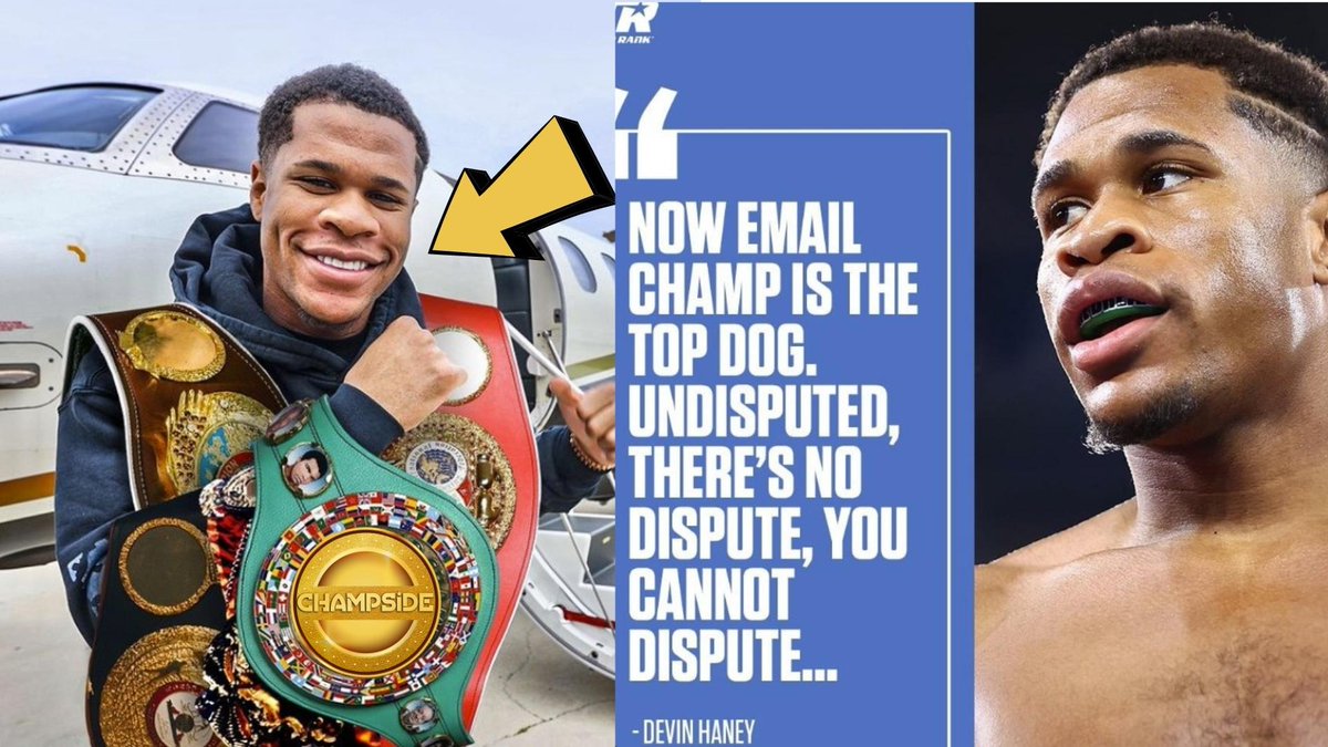 'E-Mail Champ' Is Top Dog Now Can't Dispute Undisputed - Devin Haney Turns Table On Rivals #KambososHaney #DevinHaney #Boxing youtu.be/CESgXkZlNcg