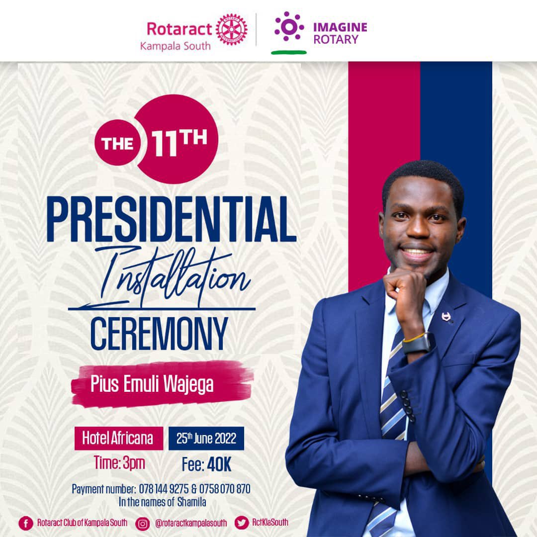 rctkampalasouth's tweet photo. Monday 🥳🥳🥳 
On our #MCM is our own @piuseml28 the incoming president, don’t miss his installation on 11th 

#ImagineKnight https://t.co/tD7fUTZ3MY